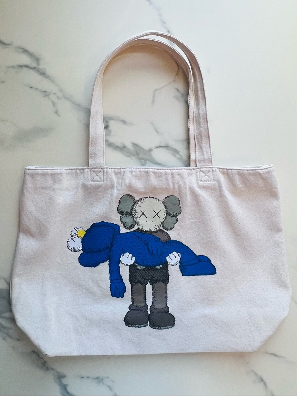 Archival KAWS x Uniqlo "Gone" Cotton Canvas Tote
